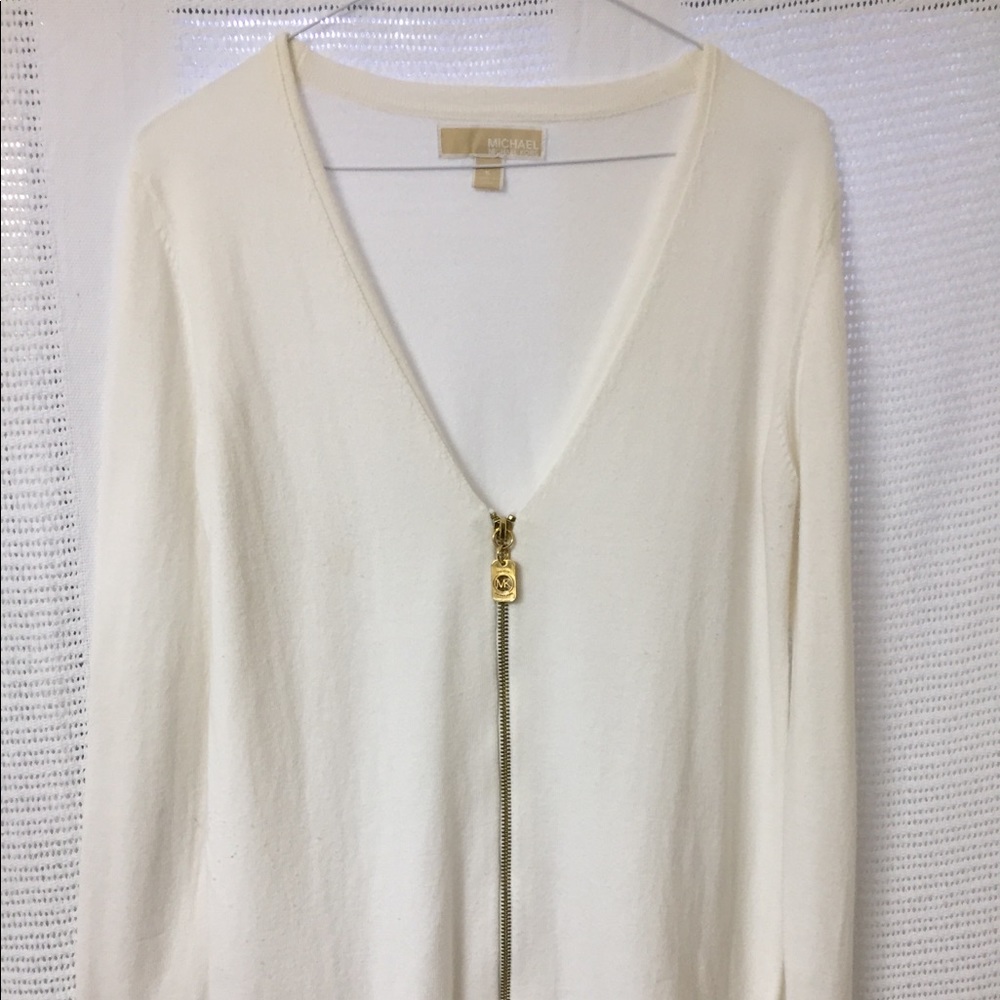 Michael Kors Cardigan Gold zip model